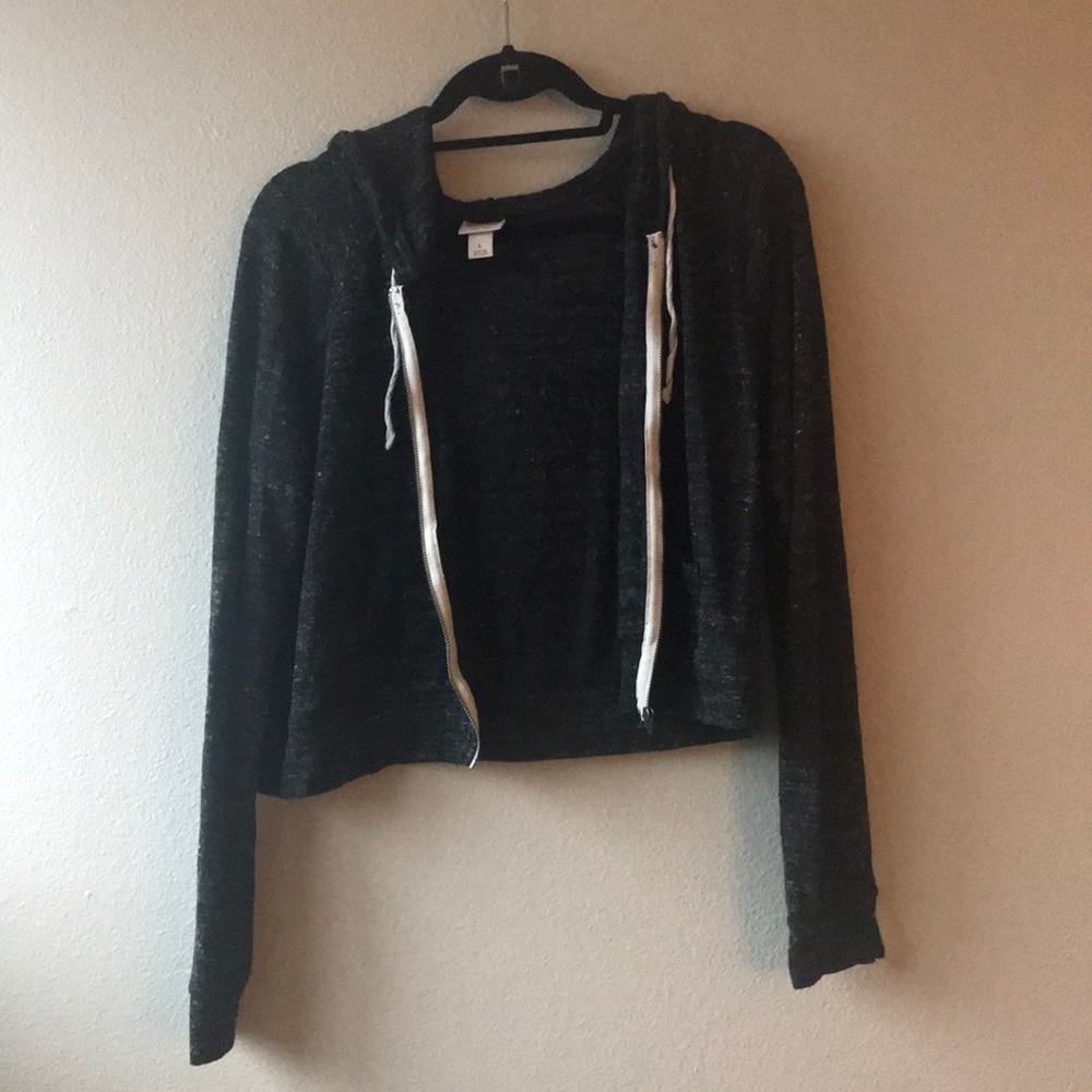 Mossimo cropped althleisure hoodie
